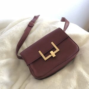 Burgundy crossbody